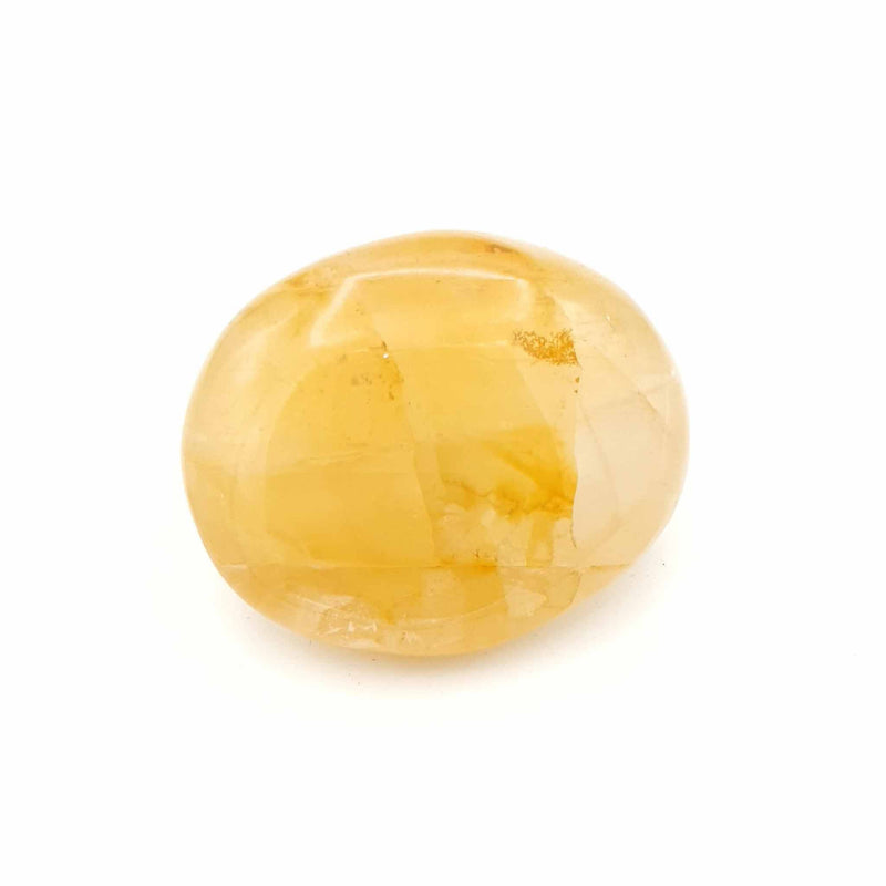 Galet de Quartz hématoïde jaune