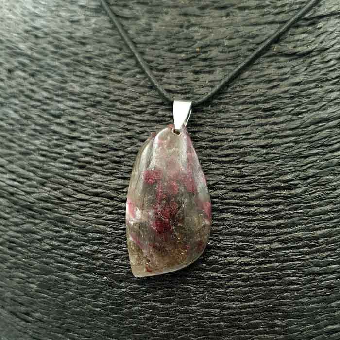 Pendentif en Tourmaline Rose