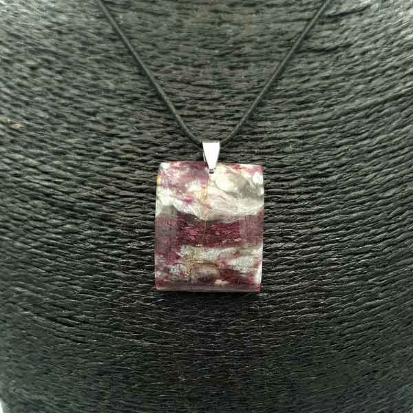 Pendentif en Tourmaline Rose